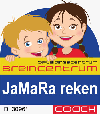 Gecertificeerd JaMaRa Rekencoach Certificaat JaMaRa Rekencoach - Wendy Overeinder-Sulter, Breincentrum & RMTi