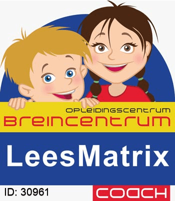 Gecertificeerd LeesMatrix Certificaat LeesMatrix - Wendy Overeinder-Sulter, Breincentrum & RMTi