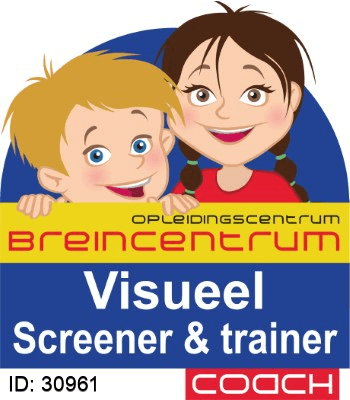 Gecertificeerd Visueel Screener & Trainer Certificaat Visueel Screener & Trainer - Wendy Overeinder-Sulter, Breincentrum & RMTi